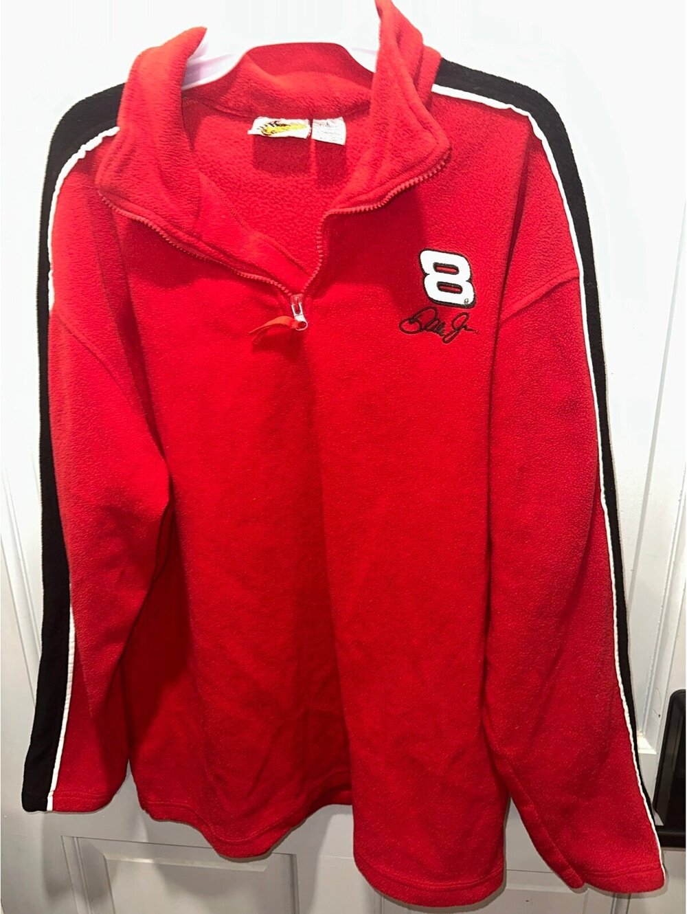Winner’s Circle Dale Jr quarter zip fleece pullover size large